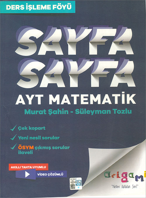 AYT Matematik Sayfa Sayfa Ders İşleme Föyü Tammat Yayıncılık