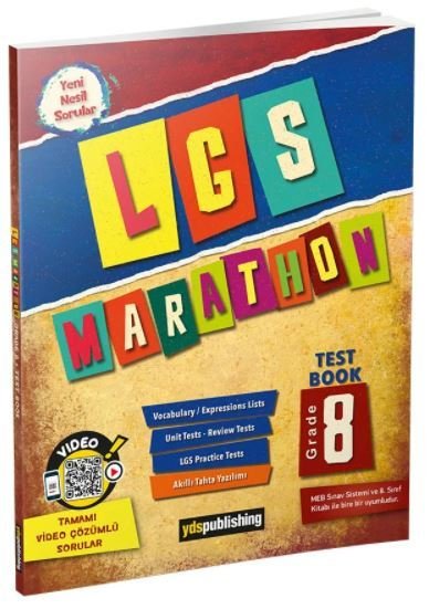 YDS Publishing 8 Sınıf LGS İngilizce Marathon Test Book Komisyon 25 İndirim