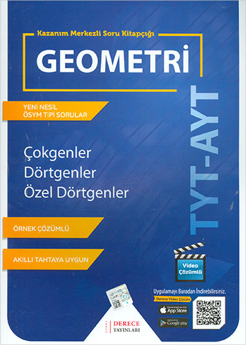 Derece Yayınları Bayilik TYT AYT Çokgenler Dörtgenler Özel Dörtgenler