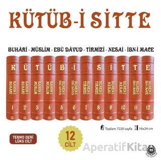 Kütüb i Sitte 6 Hadis Kitabının Tercümesi 12 Kitap Takım Termo Deri Lüx Cilt