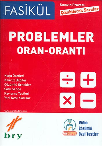Birey Yayınları Sınavın Provası Problemler Oran Orantı Fasikül