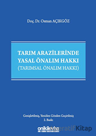Tarım Arazilerinde Yasal Önalım Hakkı