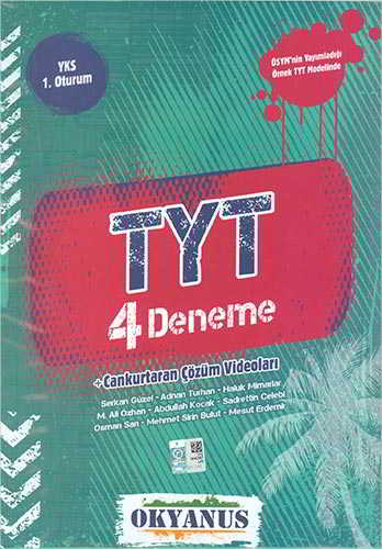 Okyanus Yayınları TYT 4 Deneme