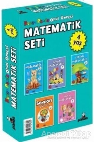 Okul Öncesi 4 Yaş Matematik Seti 5 Kitap