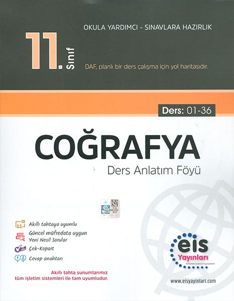 EIS 11 Sınıf Ders Anlatım Föyleri Çoğrafya