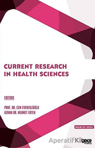 Current Research in Health Sciences Kolektif 25 İndirim