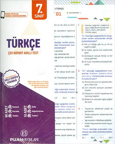 8 Sınıf Türkçe Otorite 12 Deneme Tandem Yayınları Komisyon 41 İndirim
