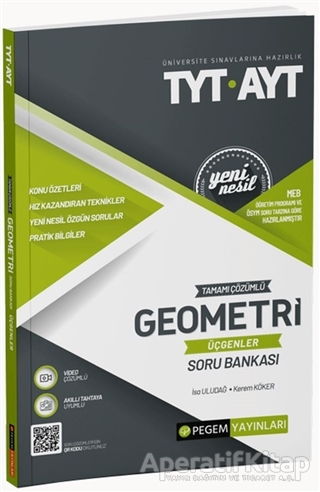YKS AYT Analitik Geometri Soru Bankası
