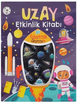 Uzay Etkinlik Kitabı Kabartmalı Çıkartmalı