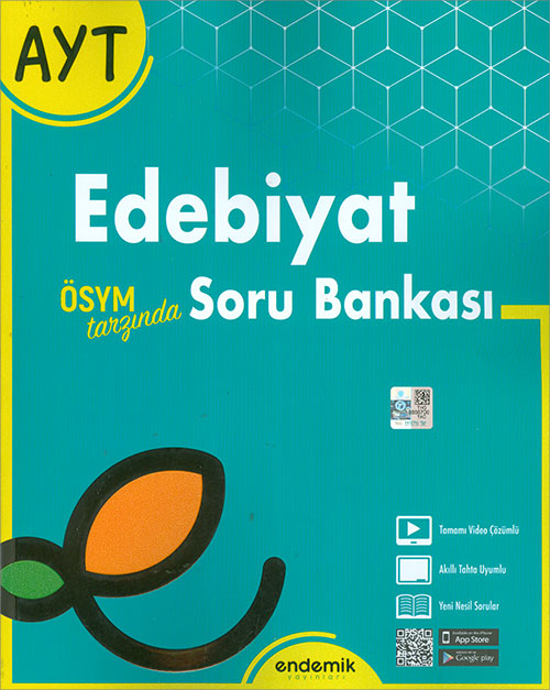 Endemik Yayınları 2022 AYT Edebiyat Soru Bankası