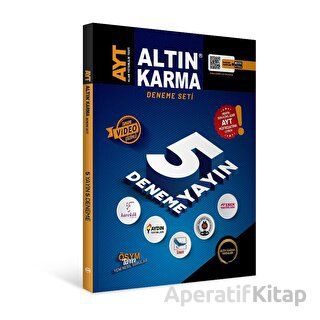 2023 AYT 1 Dönem 5 Farklı Yayın 5 Farklı Deneme Sınavı Video Çözümlü