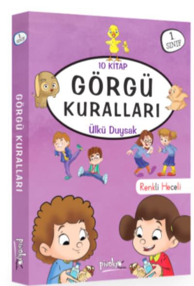 1 Sınıf Görgü Kuralları Serisi 10 Kitaplık Set
