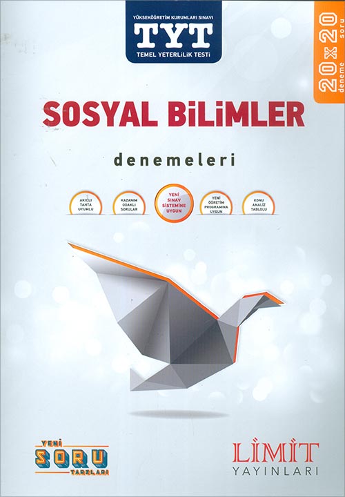 Limit Yayınları TYT Sosyal Bilimler 20x20 Denemeleri