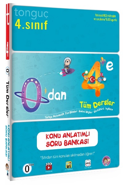 Tonguç Akademi 0 dan 4 e Konu Anlatımlı Soru Bankası Komisyon 25 İndirim