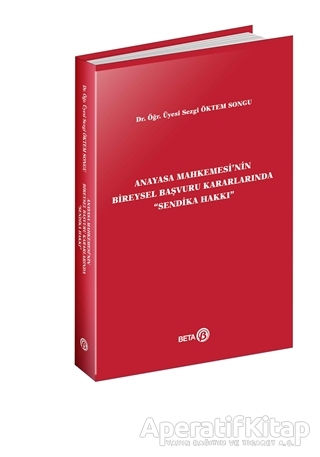 Anayasa Mahkemesi nin Bireysel Başvuru Kararlarında Sendika Hakkı
