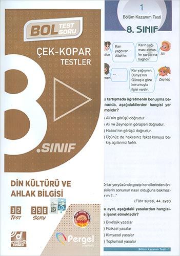 5 Sınıf Yeni Nesil Tüm Dersler Testler