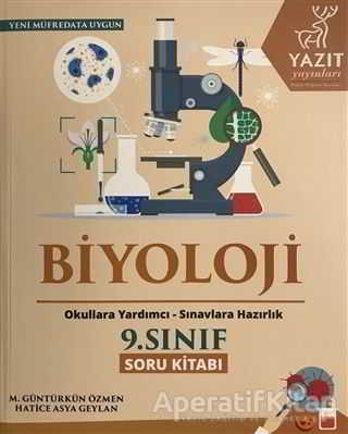 9 Sınıf Biyoloji Konu Kitabı Yazıt Yayınları Hatice Asya Geylan 25 İndirim