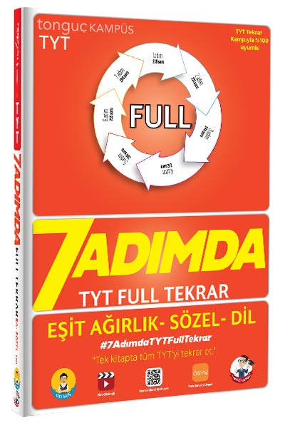 TYT Full Tekrar Tonguç Kampüs 7 Adımda Eşit Ağırlık Soru Bankası