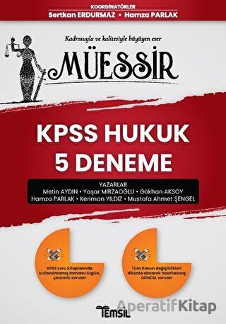 Plus Ultra Kaymakamlık Soru Bankası Temsil Yayınları