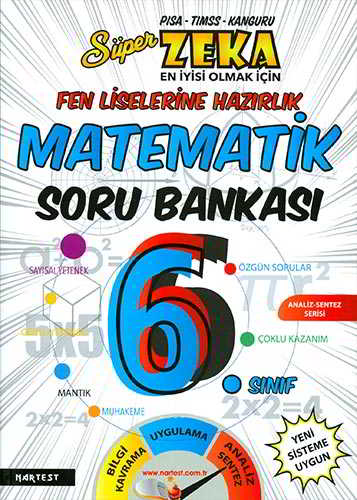 6 Sınıf Matematik Soru Bankası Fen Liselerine Hazırlık