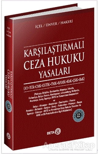 Karşılaştırmalı Ceza Hukuku Yasaları