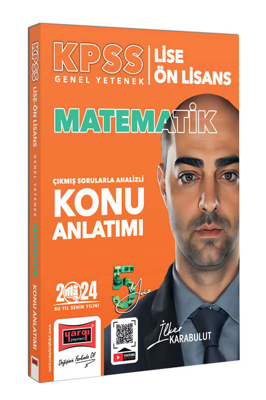 Yargı 2024 KPSS Lise Ön Lisans Matematik Konu Anlatımı Komisyon 25 İndirim