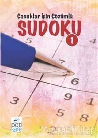 Çocuklar İçin Çözümlü Sudoku 1