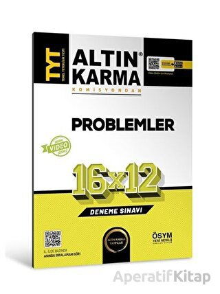 Altın Karma Yayınları TYT Problemler 16 x 12 Deneme