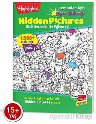 Uzmanlar için Hidden Pictures Su Eğlencesi Puzzle Tek Kitap