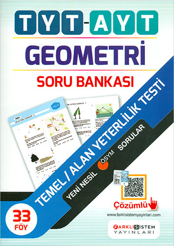 Farklı Sistem TYT AYT Geometri Fasikül Soru Bankası Komisyon 7 İndirim