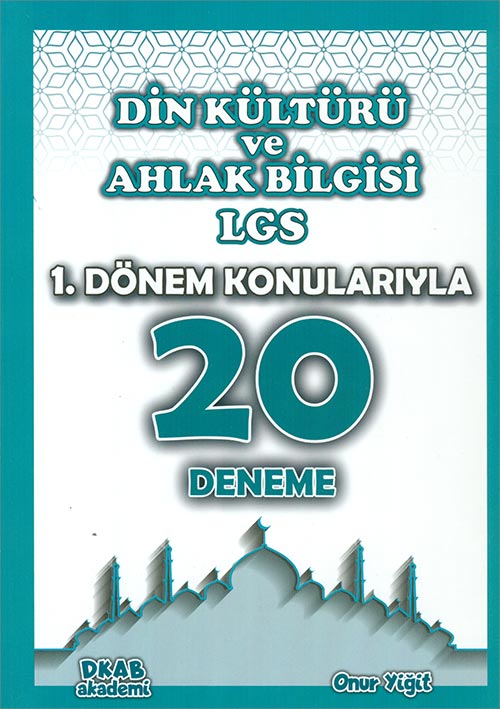 8 Sınıf 1 Dönem Din Kültürü 20 Deneme Kampanyalı DKAB Akademi Komisyon 64 İndirim