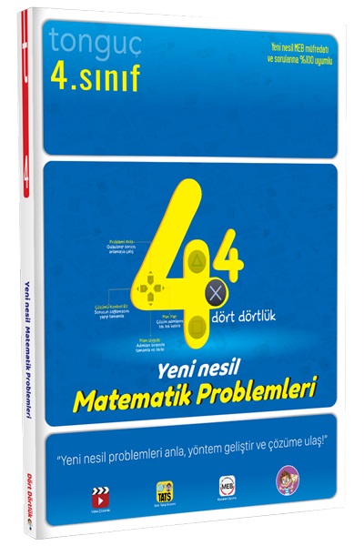4 Sınıf Dört Dörtlük Matematik Problemleri