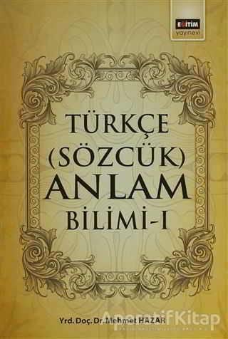 Türkçe Sözcük Anlam Bilimi 1