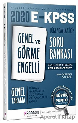 2020 EKPSS Tüm Dersler Tamamı Çözümlü Soru Bankası