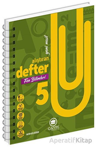 5 Sınıf Fen Bilimleri Okula Yardımcı Alıştıran Defter