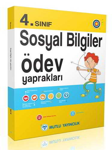 Mutlu Yayıncılık 4 Sınıf Sosyal Bilgiler Ödev Yaprakları