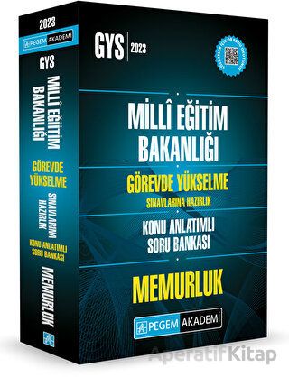 2026 GYS MEB Görevde Yükselme Sınavlarına Hazırlık Konu Anlatımlı Soru Bankası ŞEFLİK