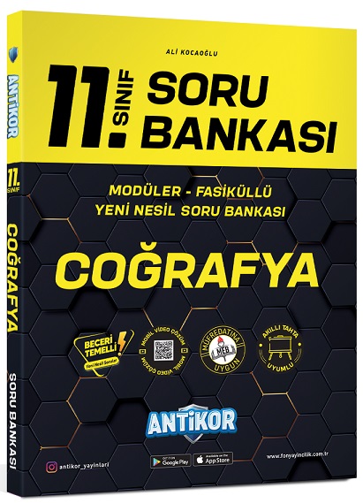 Antikor 11 Sınıf Coğrafya Soru Bankası