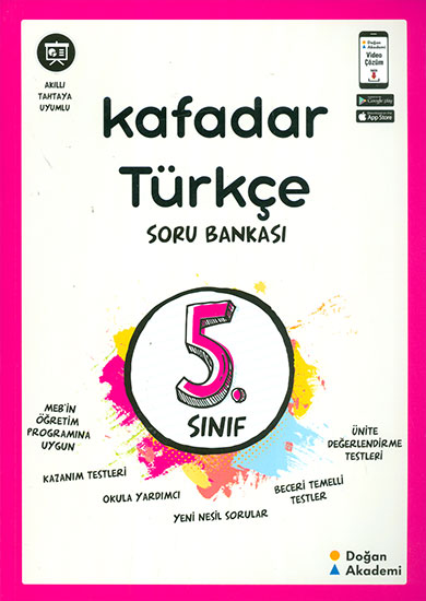 5 Sınıf Kafadar Türkçe Soru Bankası Doğan Akademi Komisyon