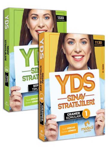 YDS Sınav Stratejileri Konu Anlatımlı 1 2 Gramer Konuları Soru Tipleri Modadil Yayınları