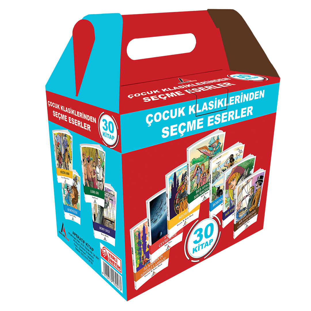 Çocuk Klasiklerinden Seçme Eserler 30 Kitap Takım