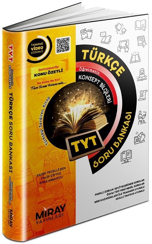 Miray Yayınları YKS TYT Türkçe İnfografik Konu Özetli Soru Bankası