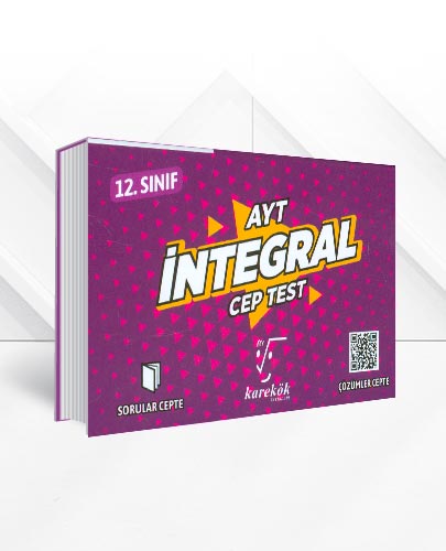Karekök Yayınları AYT İntegral Cep Test