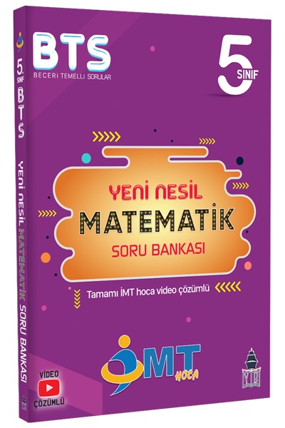 İMT Hoca 5 Sınıf Matematik Yeni Nesil Soru Bankası Video Çözümlü Komisyon 25 İndirim