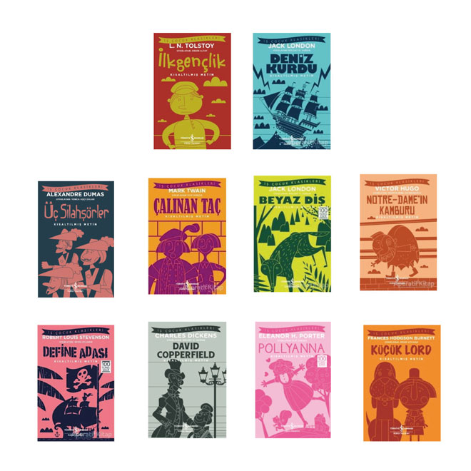 Çocuk Klasikleri 16 Kitap Set 8 Yaş Ve Üzeri