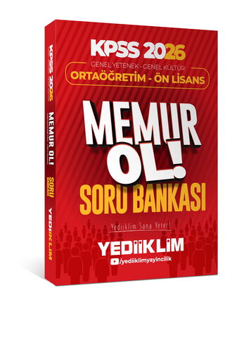 2026 KPSS Genel Yetenek Genel Kültür Ortaöğretim Ön Lisans Memur Ol Soru Bankası