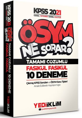 2024 KPSS ÖABT Kimya Tamamı Çözümlü Soru Bankası