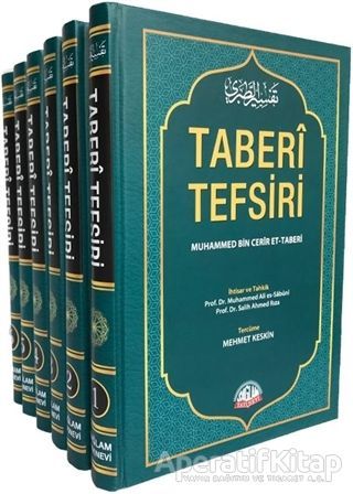 Taberi Tefsiri Kur an ı Kerim Tefsiri Tercümesi 6 Cilt Takım ön kapak Taberi Tefsiri Kur an ı