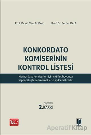 Konkordato Komiserinin Kontrol Listesi