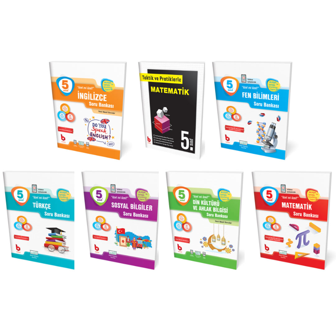 6 Sınıf Soru Bankası Seti 7 Kitap